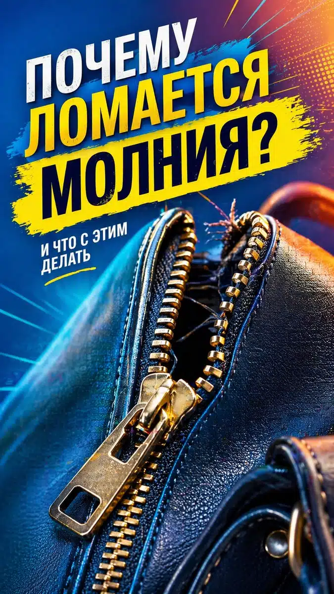 Молния на сумке: инженерный шедевр, который ломается первым