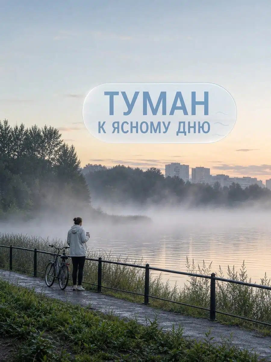 Туман над водохранилищем по утрам: откуда он и что предсказывает
